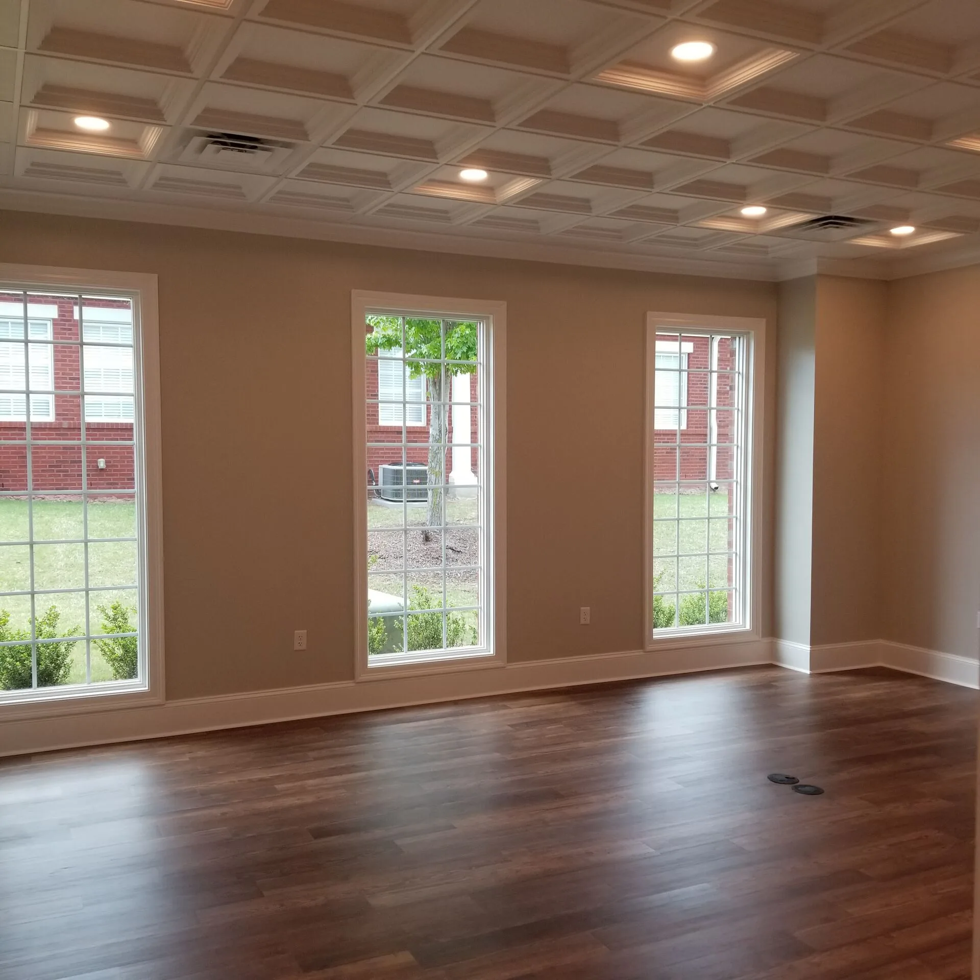 Professional office interior — finished buildout