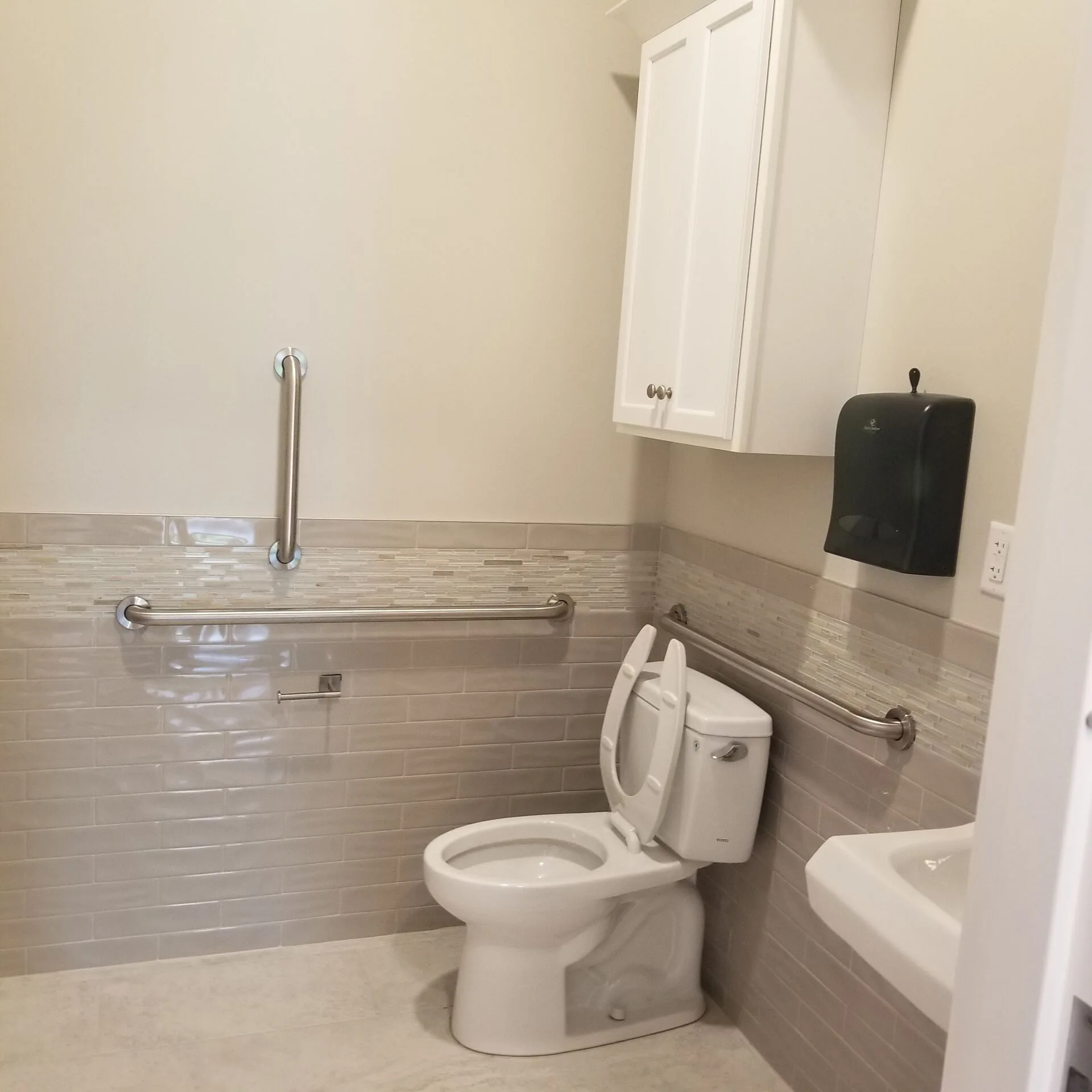 Interior room with traditional trim detail