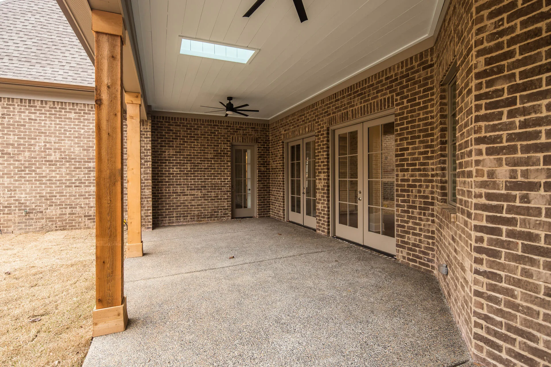 Exterior — rear elevation and outdoor living